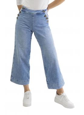  Jeans con bottoni laterali Only